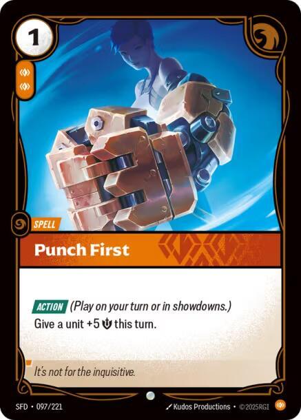 Punch First 097/221 card from Spiritforged
