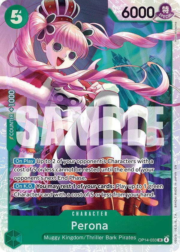 Perona OP14-033 card from The Azure Sea's Seven