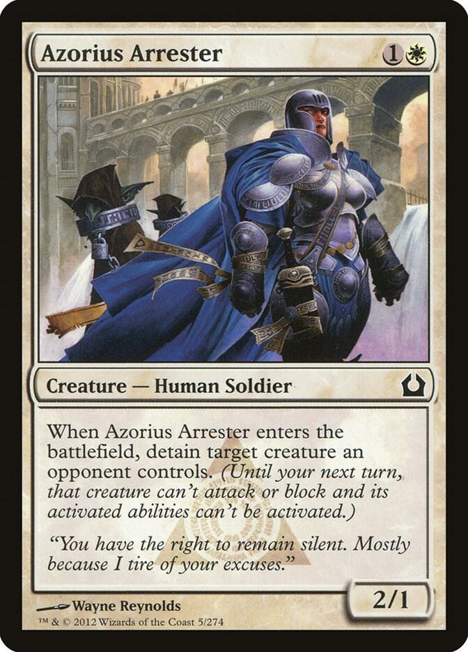 Azorius Arrester 5 card from Return to Ravnica