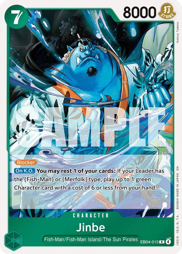 Jinbe EB04-015 card from The Azure Sea's Seven