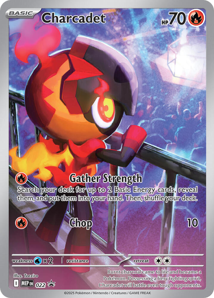 Charcadet 022 card from ME: Mega Evolution Promo