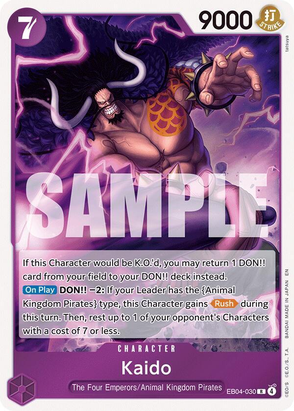 Kaido EB04-030 card from The Azure Sea's Seven