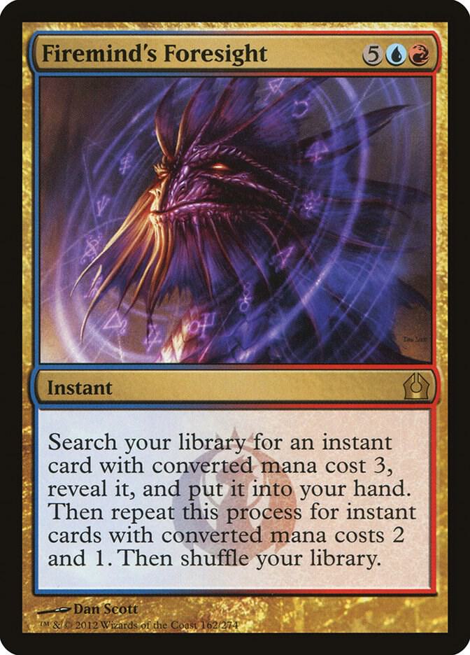 Firemind's Foresight 162 card from Return to Ravnica