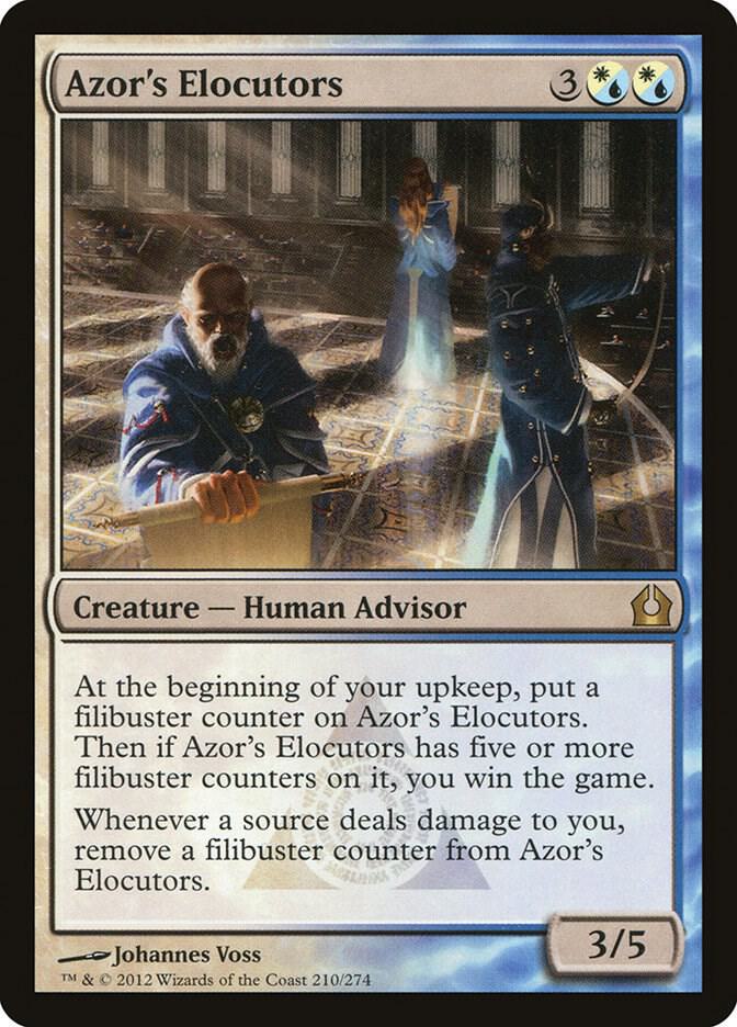 Azor's Elocutors 210 card from Return to Ravnica