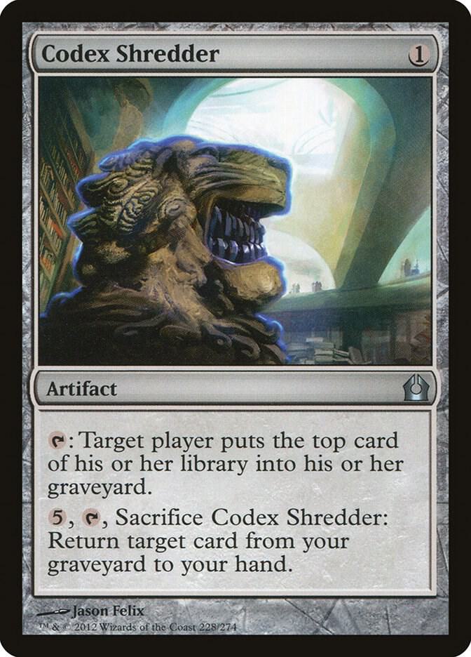 Codex Shredder 228 card from Return to Ravnica