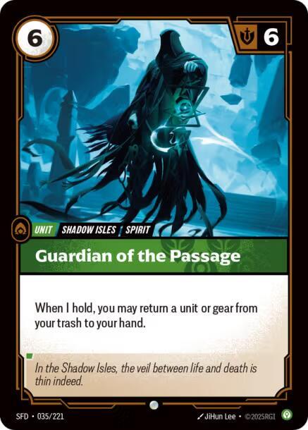 Guardian of the Passage 035/221 card from Spiritforged