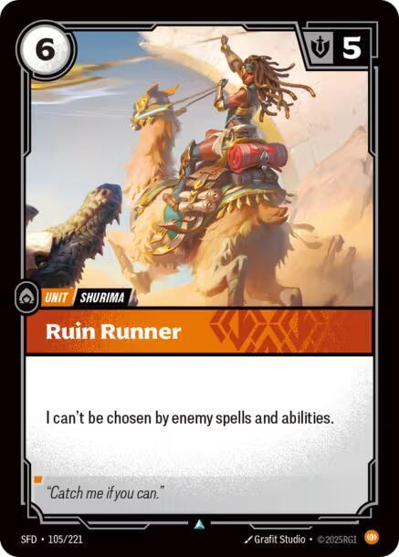 Ruin Runner 105/221 card from Spiritforged