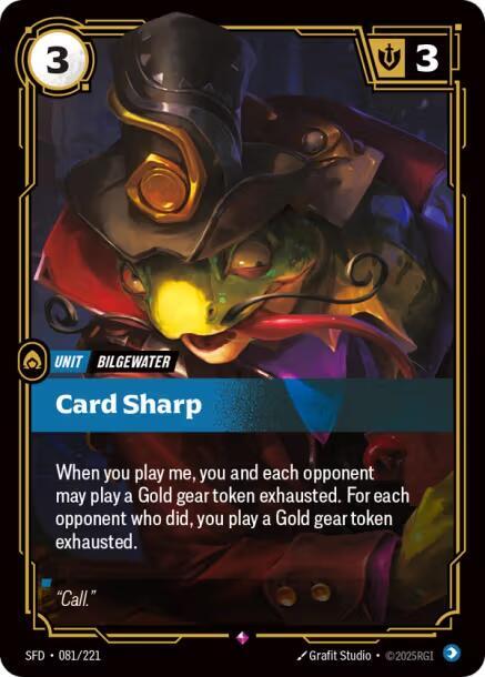 Card Sharp 081/221 card from Spiritforged