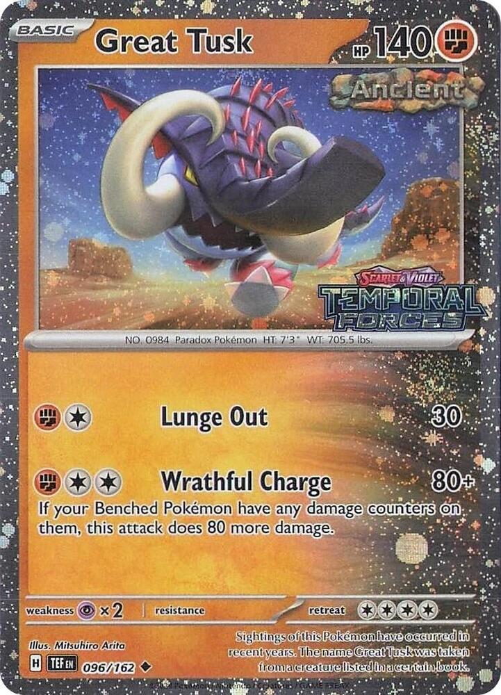 Great Tusk (Temporal Forces Stamped) 096/162 card from Miscellaneous Cards & Products