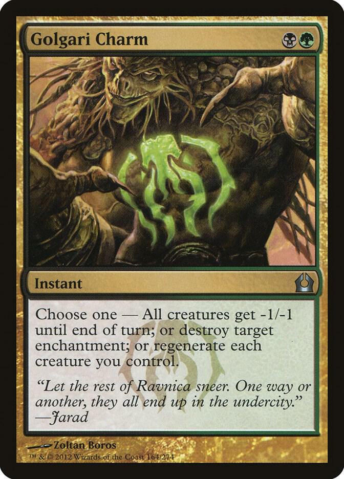 Golgari Charm 164 card from Return to Ravnica