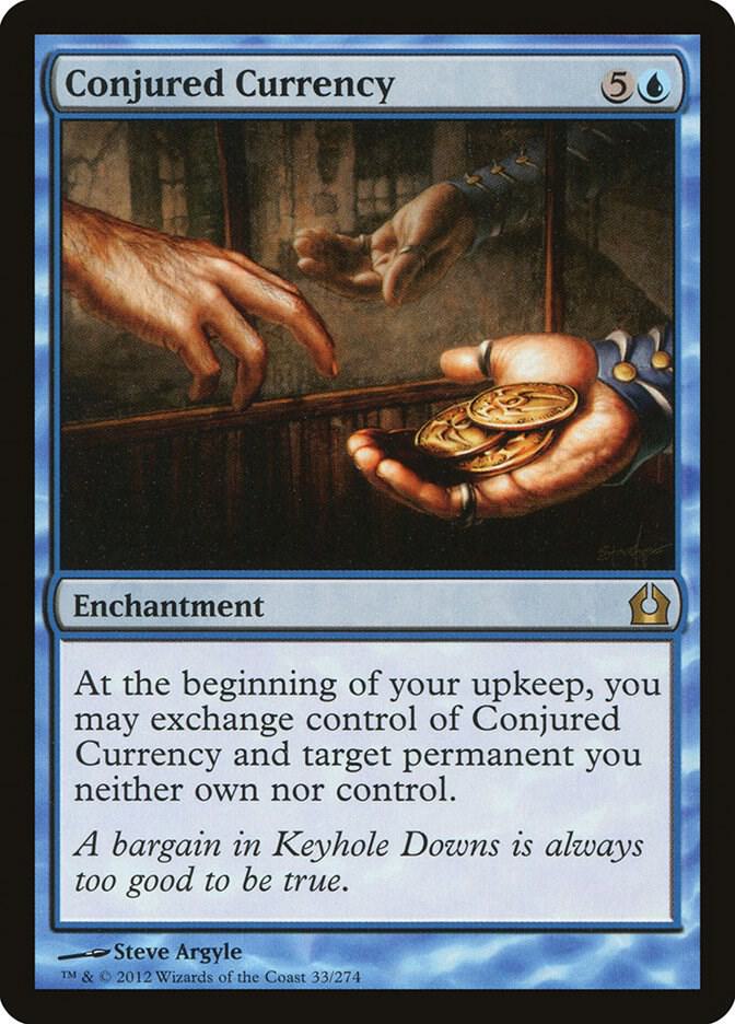 Conjured Currency 33 card from Return to Ravnica