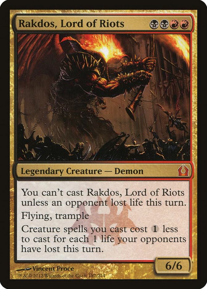Rakdos, Lord of Riots 187 card from Return to Ravnica