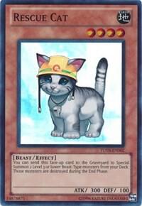 Rescue Cat TU03-EN002 card from Turbo Pack: Booster Three