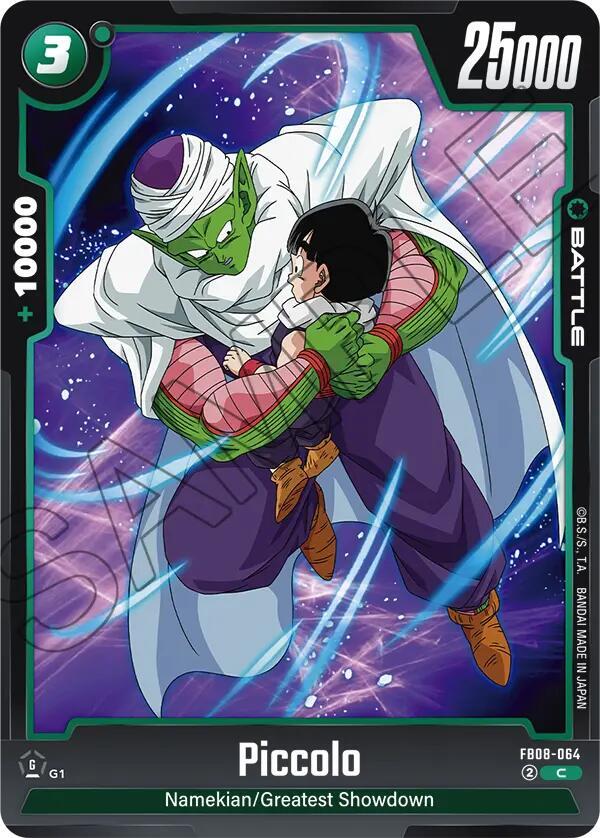 Piccolo FB08-064 card from Saiyan's Pride