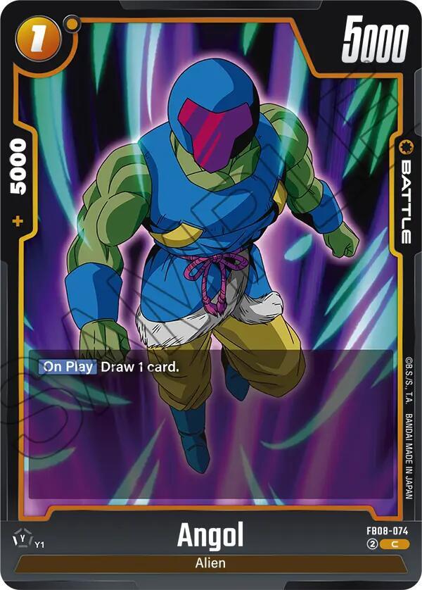 Angol FB08-074 card from Saiyan's Pride