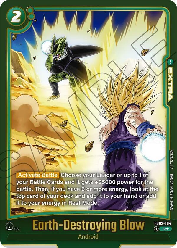 Earth-Destroying Blow (Alternate Art) FB02-104 card from Blazing Aura Alternate Art Reprints