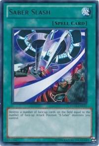Saber Slash TU03-EN011 card from Turbo Pack: Booster Three