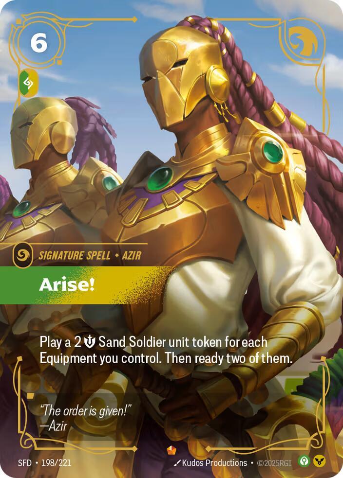 Arise! 198/221 card from Spiritforged