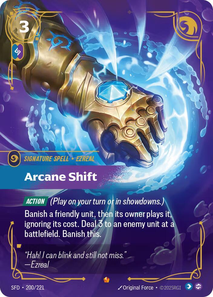 Arcane Shift 200/221 card from Spiritforged