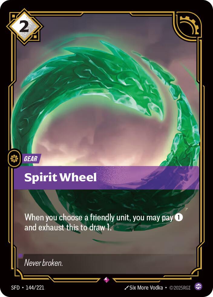 Spirit Wheel 144/221 card from Spiritforged