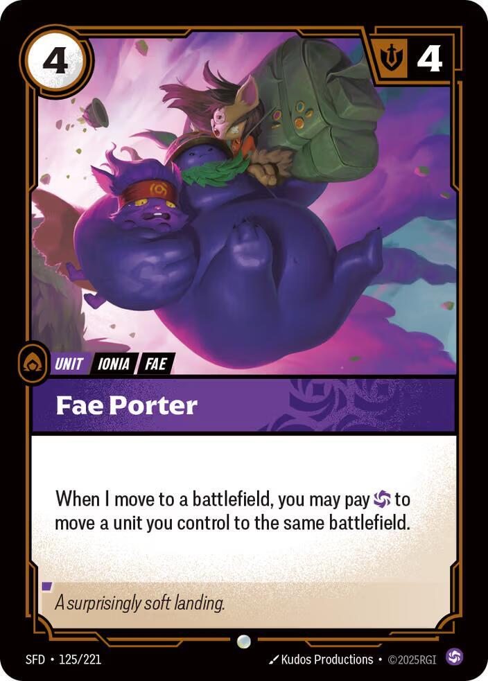 Fae Porter 125/221 card from Spiritforged