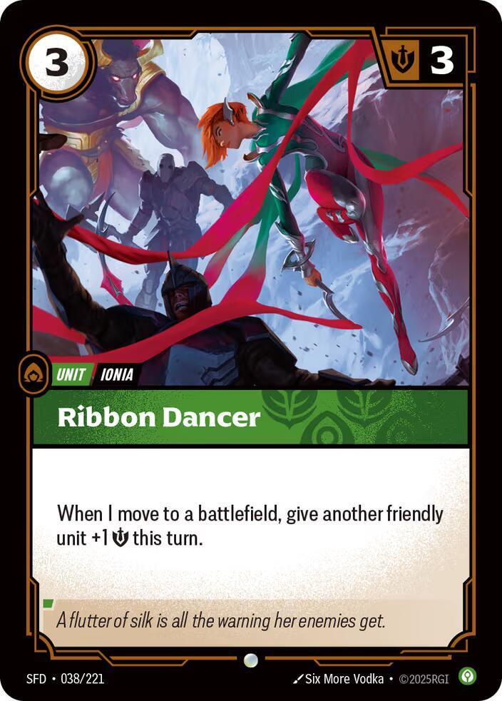 Ribbon Dancer 038/221 card from Spiritforged