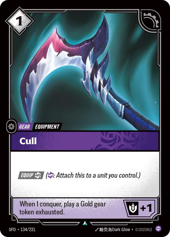 Cull 134/221 card from Spiritforged