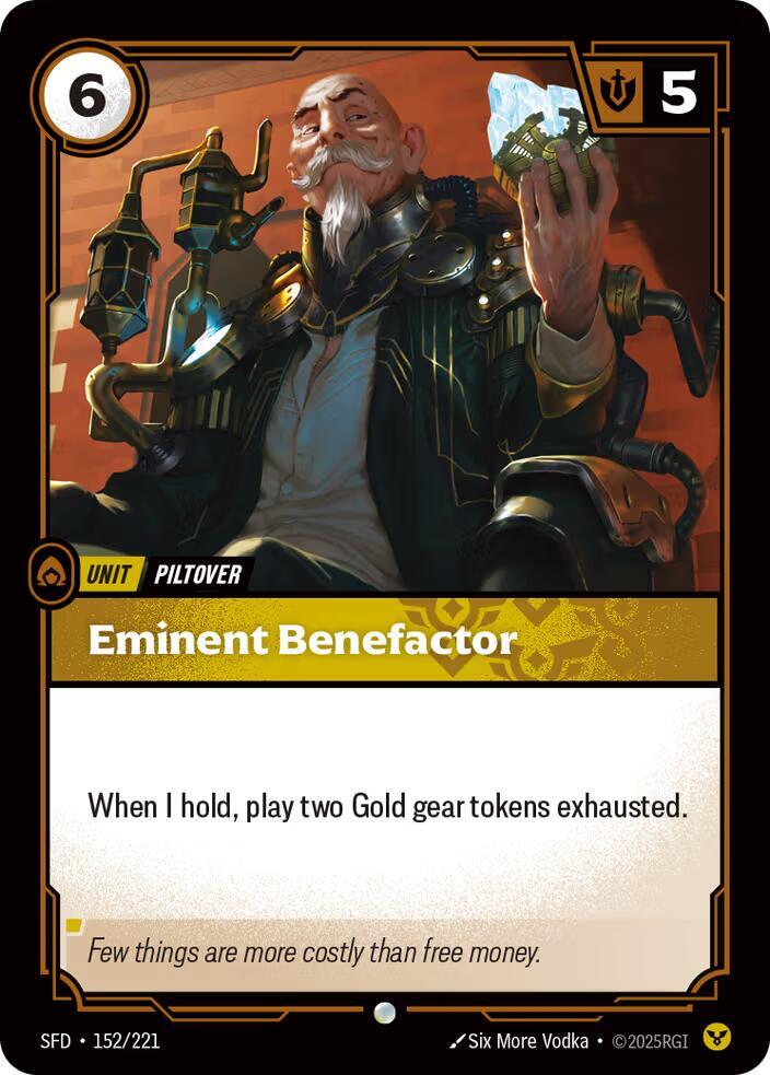 Eminent Benefactor 152/221 card from Spiritforged