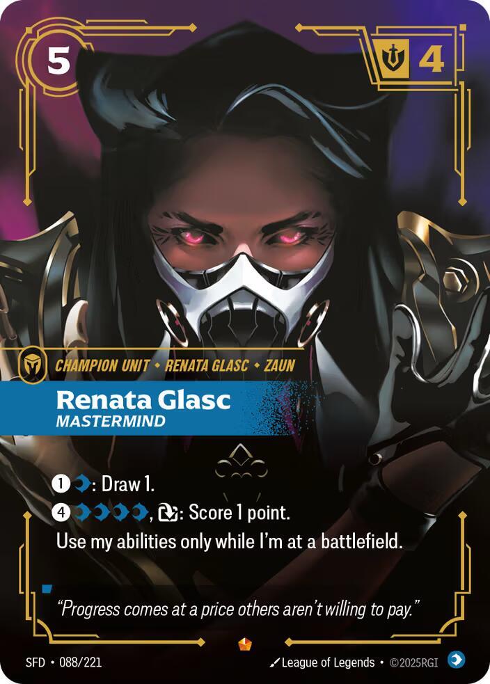 Renata Glasc - Mastermind 088/221 card from Spiritforged