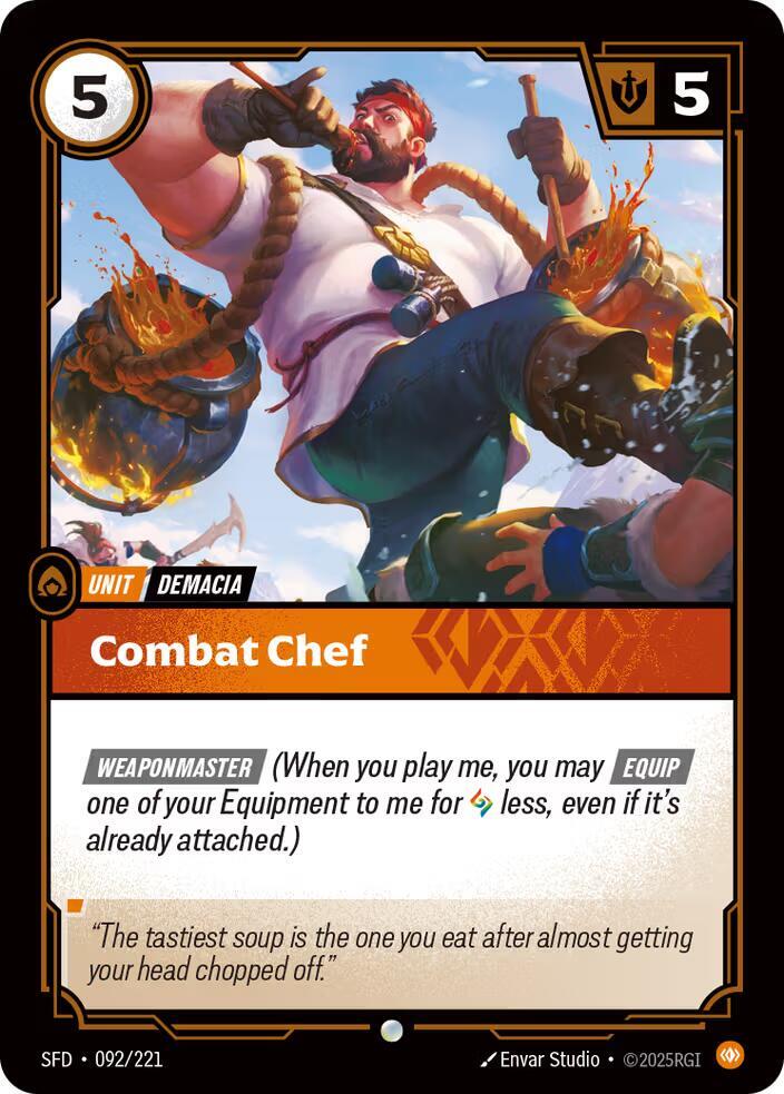 Combat Chef 092/221 card from Spiritforged