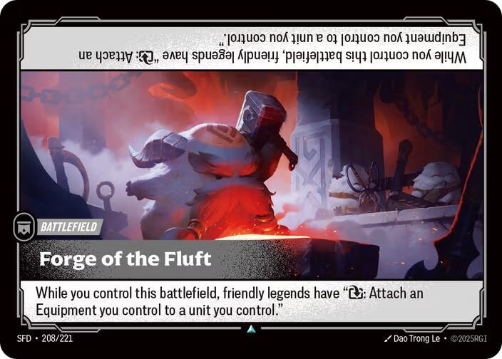 Forge of the Fluft 208/221 card from Spiritforged