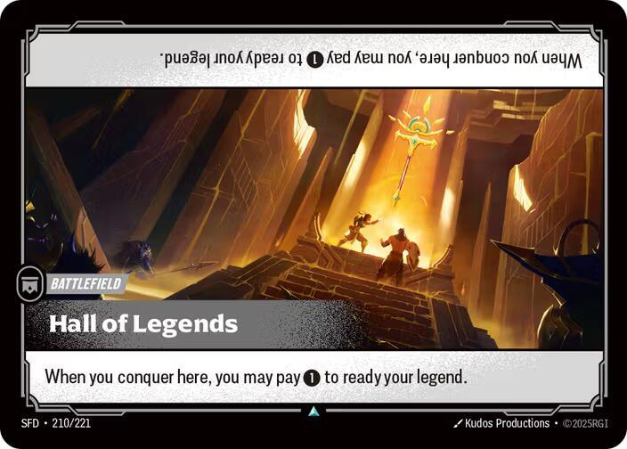 Hall of Legends 210/221 card from Spiritforged