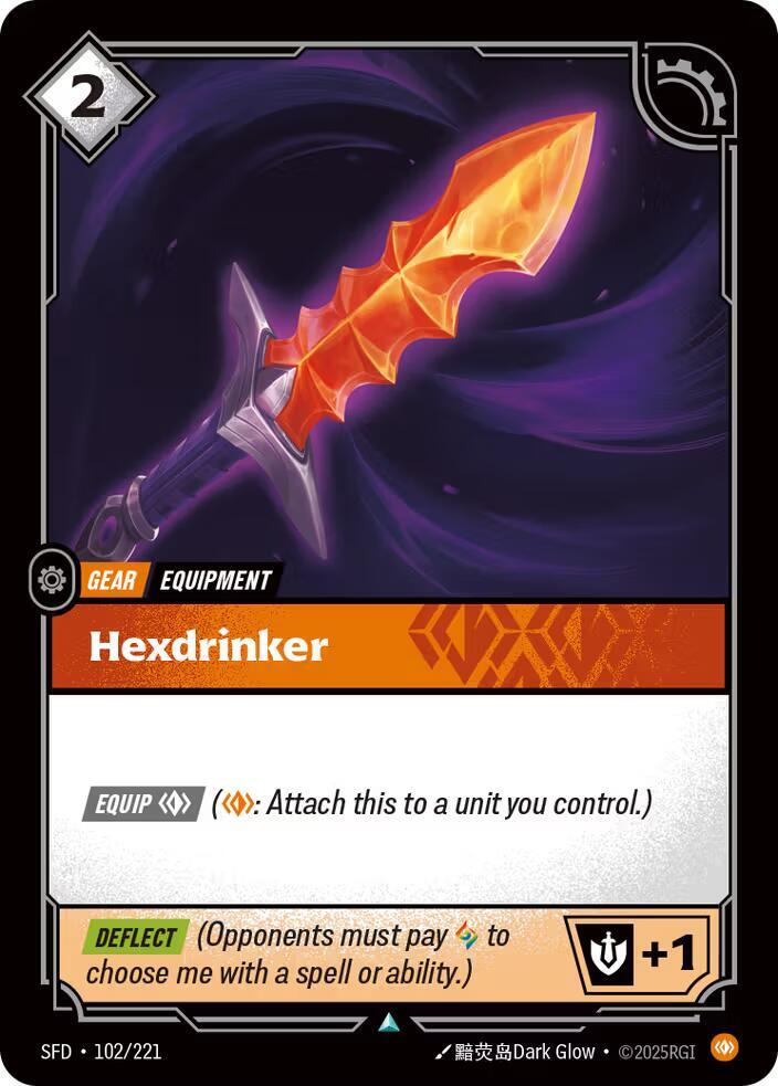 Hexdrinker 102/221 card from Spiritforged