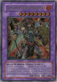 Gladiator Beast Heraklinos (UTR) TU02-EN000 card from Turbo Pack: Booster Two