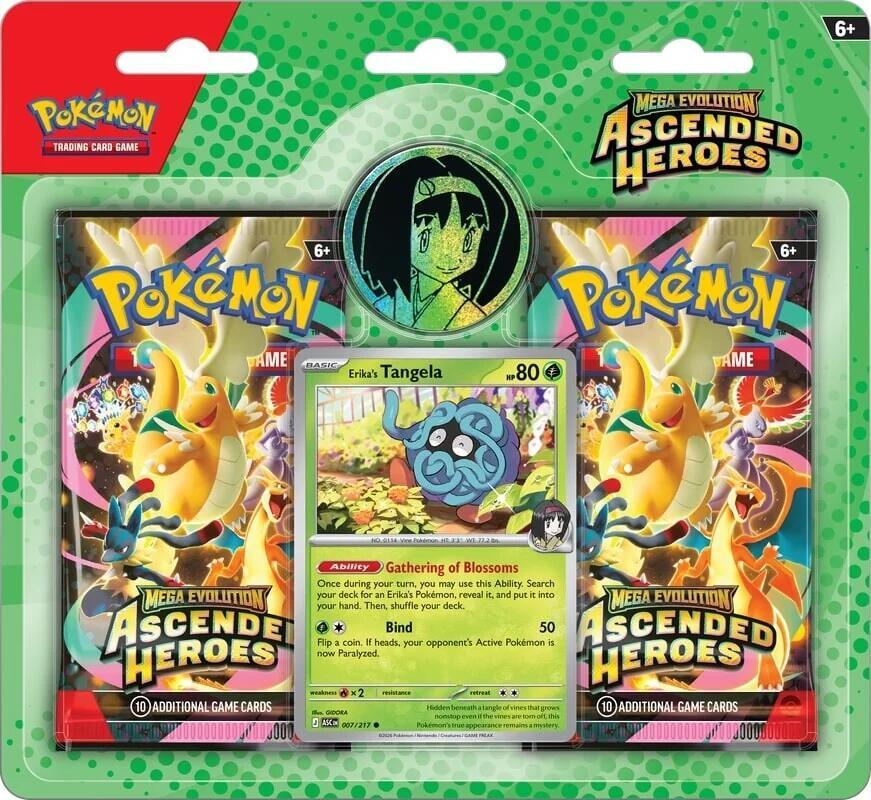 Mega Evolution: Ascended Heroes Collection - Erika card from ME: Ascended Heroes