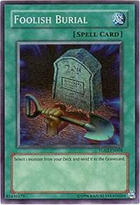 Foolish Burial TU02-EN004 card from Turbo Pack: Booster Two