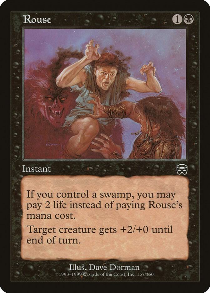 Rouse 157 card from Mercadian Masques