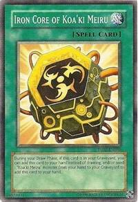 Iron Core of Koa'ki Meiru TU02-EN020 card from Turbo Pack: Booster Two