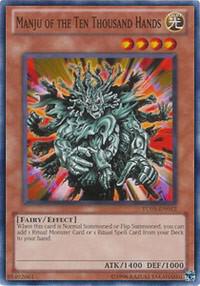 Manju of the Ten Thousand Hands TU05-EN012 card from Turbo Pack: Booster Five