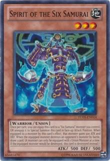 Spirit of the Six Samurai TU05-EN014 card from Turbo Pack: Booster Five