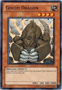 Golem Dragon TU06-EN019 card from Turbo Pack: Booster Six