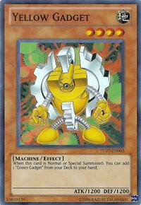 Yellow Gadget TU07-EN003 card from Turbo Pack: Booster Seven