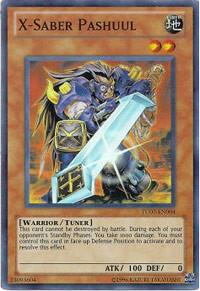 X-Saber Pashuul TU07-EN004 card from Turbo Pack: Booster Seven