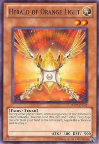 Herald of Orange Light TU07-EN017 card from Turbo Pack: Booster Seven