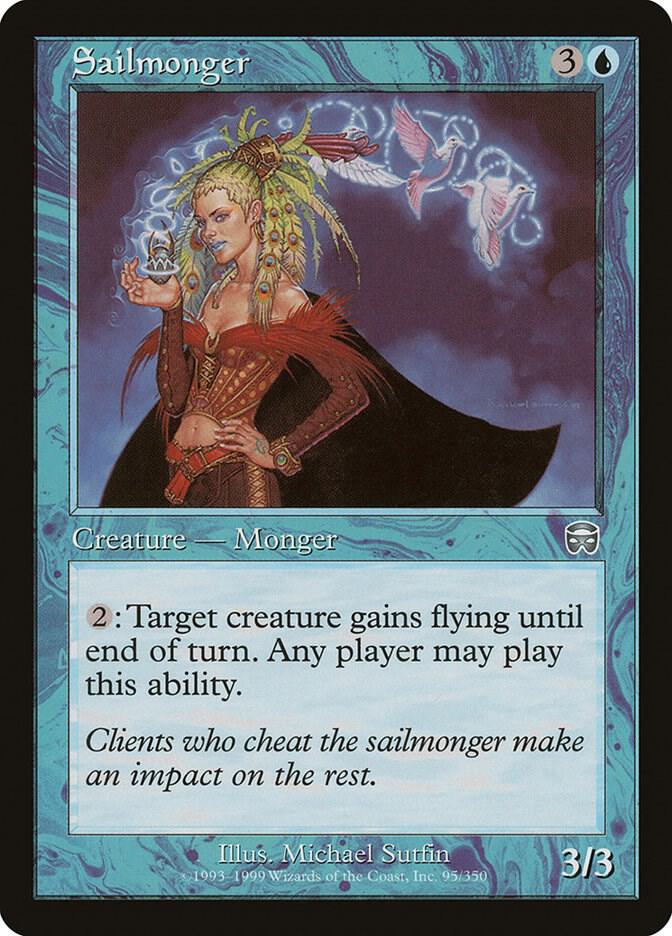 Sailmonger 95 card from Mercadian Masques