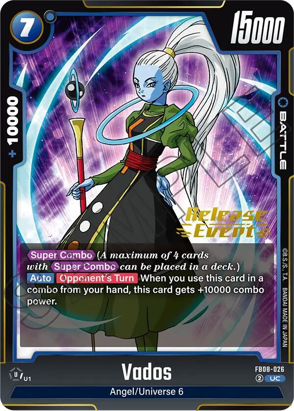 Vados FB08-026 card from Saiyan's Pride Release Event Cards