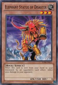 Elephant Statue of Disaster TU08-EN013 card from Turbo Pack: Booster Eight