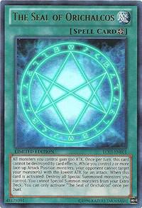 The Seal of Orichalcos LC03-EN001 card from Legendary Collection 3: Yugi's World