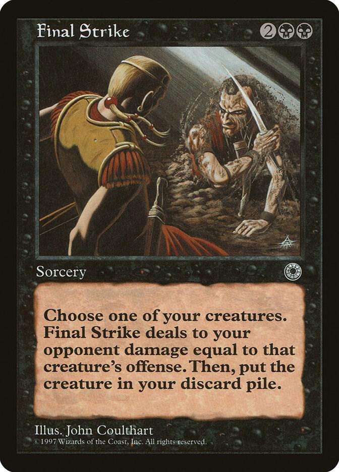 Final Strike card from Portal