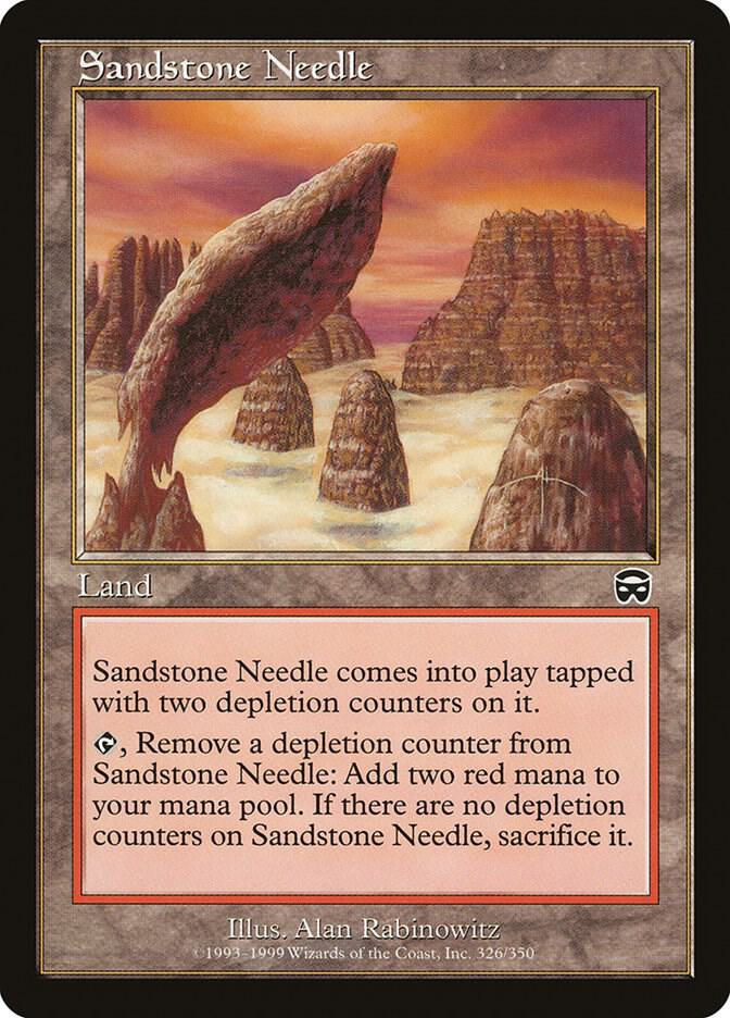 Sandstone Needle 326 card from Mercadian Masques